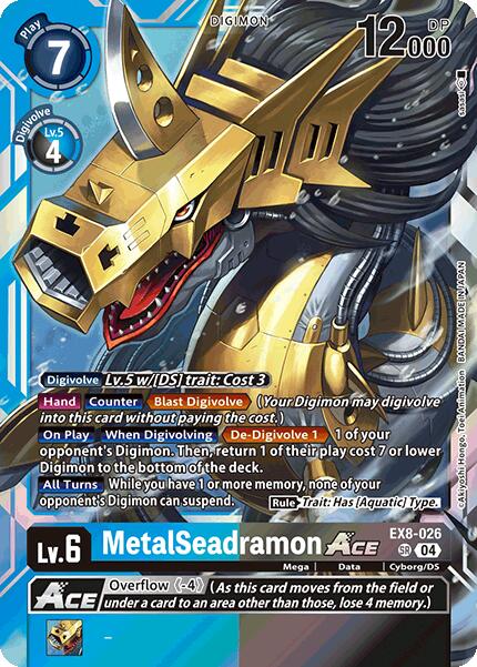 MetalSeadramon ACE [EX8-026] [Chain of Liberation] | Black Swamp Games