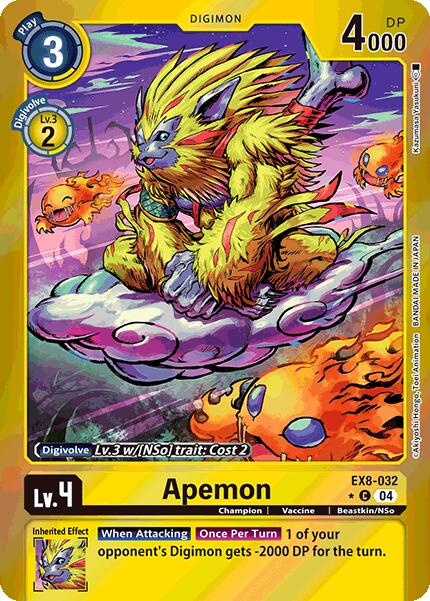 Apemon [EX8-032] (Limited Foil) [Chain of Liberation] | Black Swamp Games