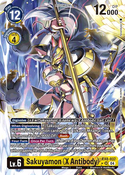 Sakuyamon (X Antibody) [EX8-037] (Alternate Art) [Chain of Liberation] | Black Swamp Games