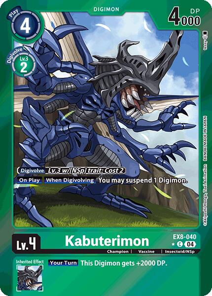 Kabuterimon [EX8-040] (Limited Foil) [Chain of Liberation] | Black Swamp Games