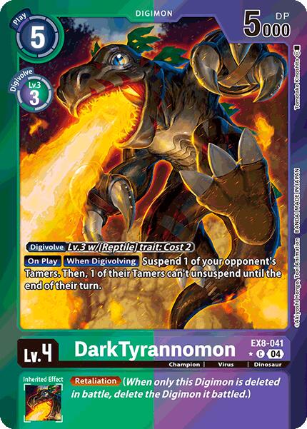 DarkTyrannomon [EX8-041] (Limited Foil) [Chain of Liberation] | Black Swamp Games