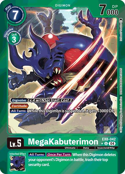 MegaKabuterimon [EX8-042] (Limited Foil) [Chain of Liberation] | Black Swamp Games