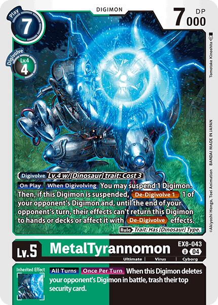 MetalTyrannomon [EX8-043] [Chain of Liberation] | Black Swamp Games