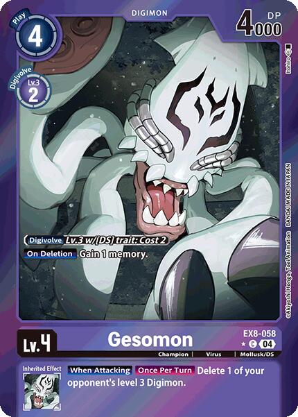 Gesomon [EX8-058] (Limited Foil) [Chain of Liberation] | Black Swamp Games