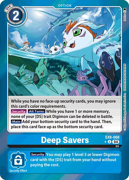 Deep Savers [EX8-068] (Limited Foil) [Chain of Liberation] | Black Swamp Games