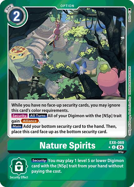 Nature Spirits [EX8-069] (Limited Foil) [Chain of Liberation] | Black Swamp Games