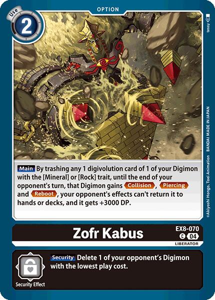 Zofr Kabus [EX8-070] [Chain of Liberation] | Black Swamp Games