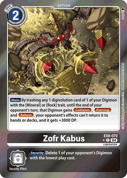 Zofr Kabus [EX8-070] (Limited Foil) [Chain of Liberation] | Black Swamp Games