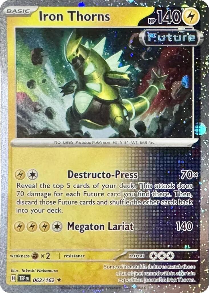 Iron Thorns (062/162) (Cosmos Holo) [Miscellaneous Cards] | Black Swamp Games
