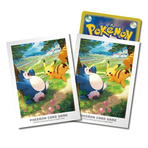 Card Sleeves - Kanto Adventure (64-Pack) (Pokemon Center Japan Exclusive) | Black Swamp Games