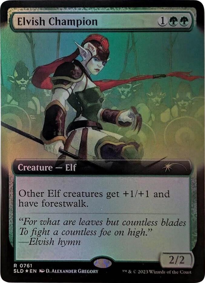 Elvish Champion (Extended Art) [Secret Lair Drop Series] | Black Swamp Games