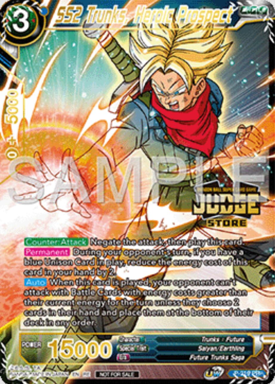 SS2 Trunks, Heroic Prospect (Judge Pack Vol.16) (Store) (P-219) [Judge Promotion Cards] | Black Swamp Games