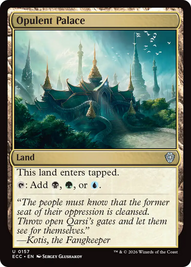 Opulent Palace [Lorwyn Eclipsed Commander] | Black Swamp Games