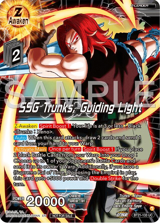 SSG Trunks, Guiding Light (Championship 2024 Finals Zenkai Pack) (BT21-133) [Tournament Promotion Cards] | Black Swamp Games