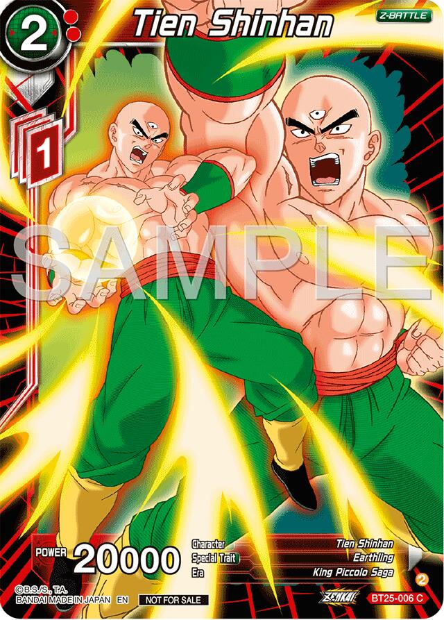 Tien Shinhan (Championship 2024 Finals Zenkai Pack) (BT25-006) [Tournament Promotion Cards] | Black Swamp Games
