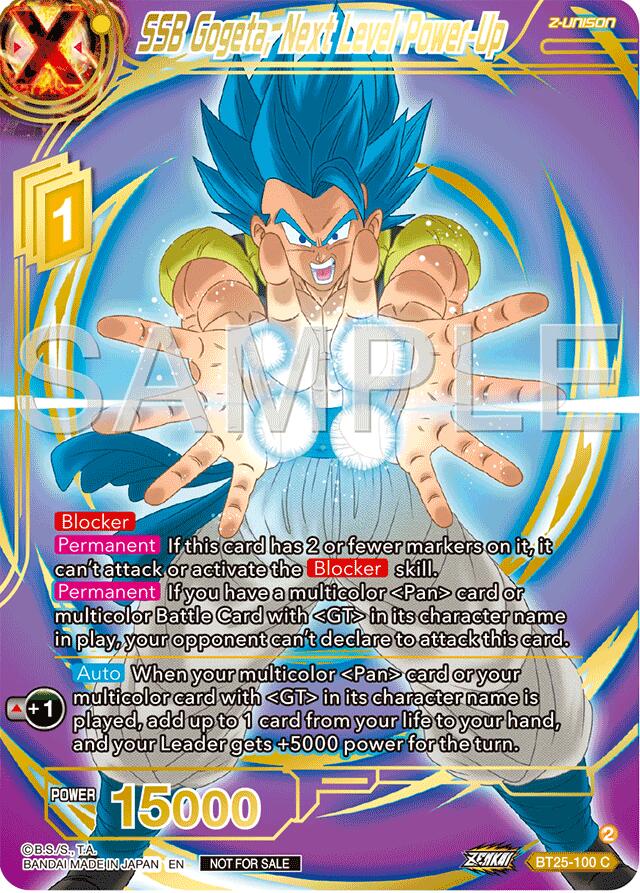 SSB Gogeta, Next Level Power-Up (Championship 2024 Finals Zenkai Pack) (Gold Stamped) (BT25-100) [Tournament Promotion Cards] | Black Swamp Games