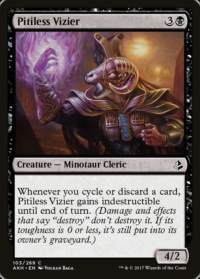 Pitiless Vizier [Amonkhet] | Black Swamp Games