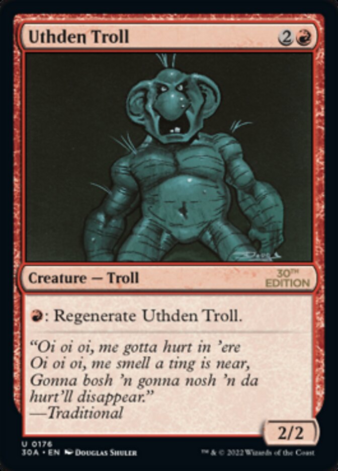 Uthden Troll [30th Anniversary Edition] | Black Swamp Games