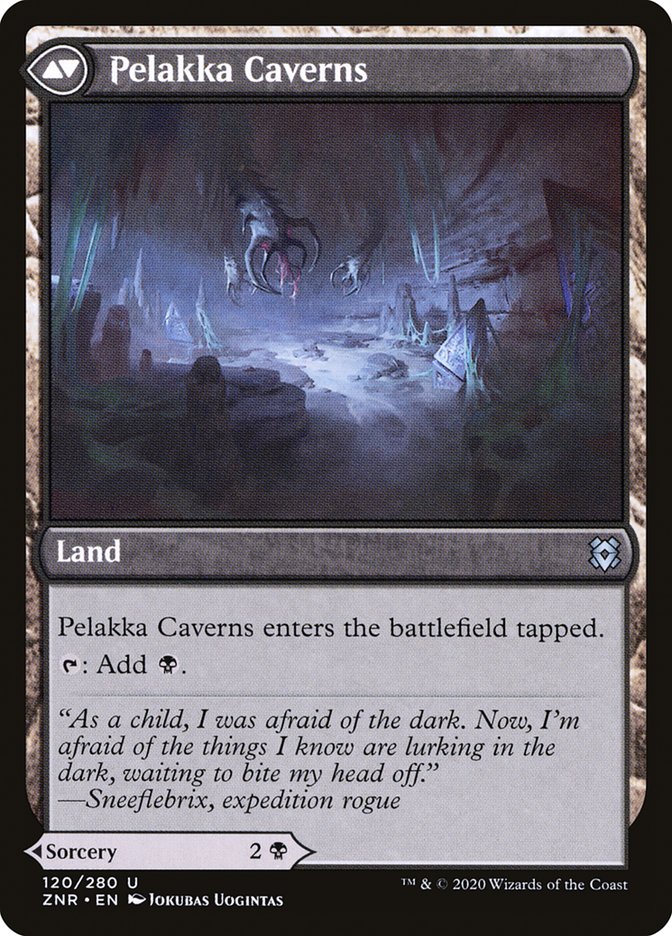 Pelakka Predation // Pelakka Caverns [Zendikar Rising] | Black Swamp Games