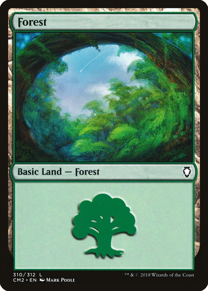 Forest (310) [Commander Anthology Volume II] | Black Swamp Games