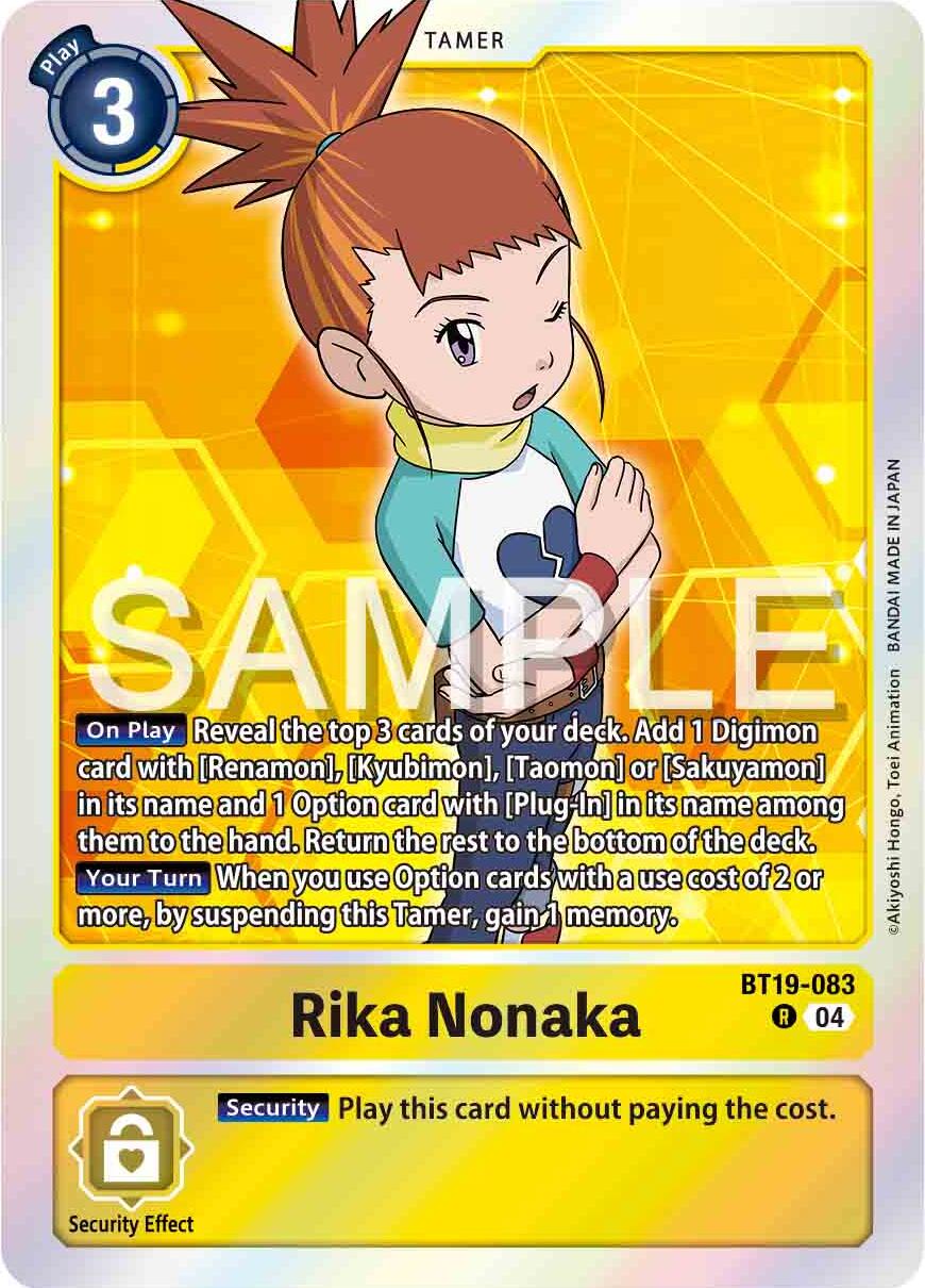 Rika Nonaka [BT19-083] [Release Special Booster 2.0] | Black Swamp Games