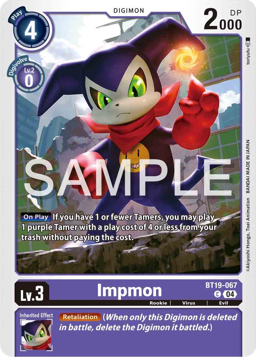 Impmon [BT19-067] [Release Special Booster Ver.2.0] | Black Swamp Games