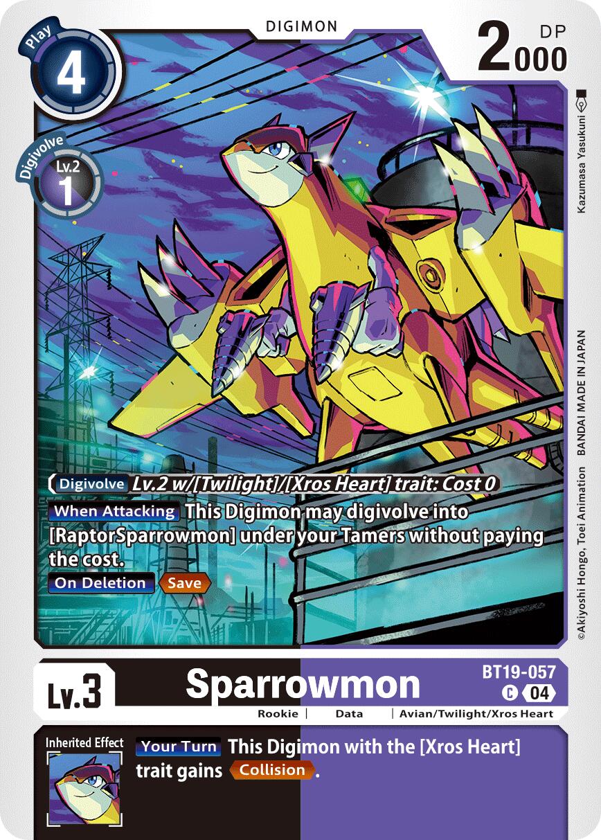 Sparrowmon [BT19-057] [Release Special Booster Ver.2.5] | Black Swamp Games