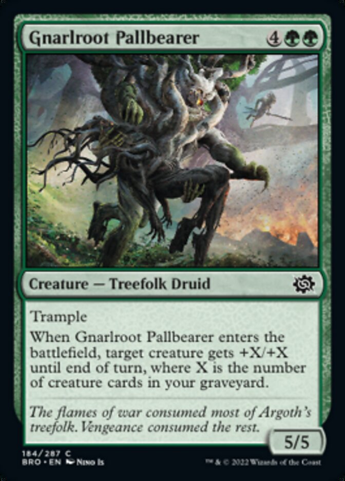 Gnarlroot Pallbearer [The Brothers' War] | Black Swamp Games