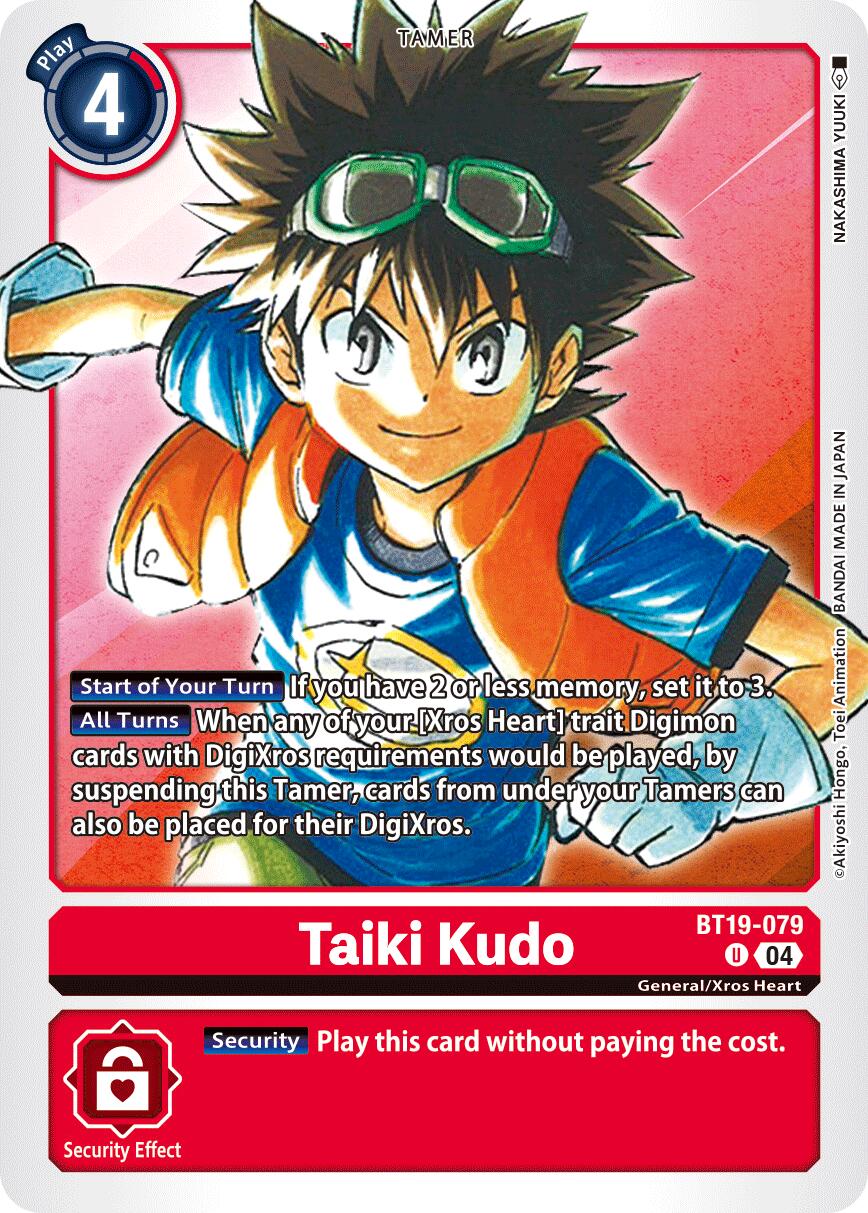 Taiki Kudo [BT19-079] [Release Special Booster Ver.2.5] | Black Swamp Games