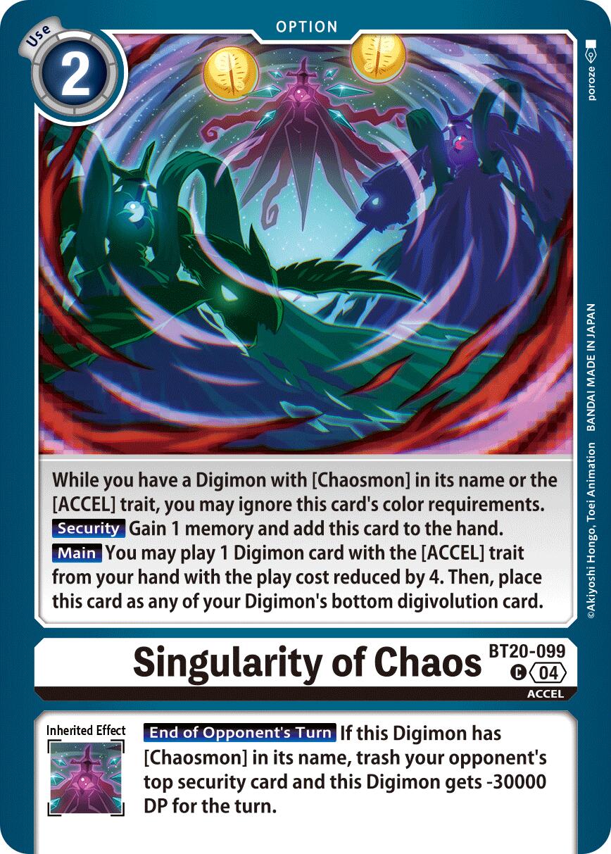 Singularity of Chaos [BT20-099] [Release Special Booster Ver.2.5] | Black Swamp Games