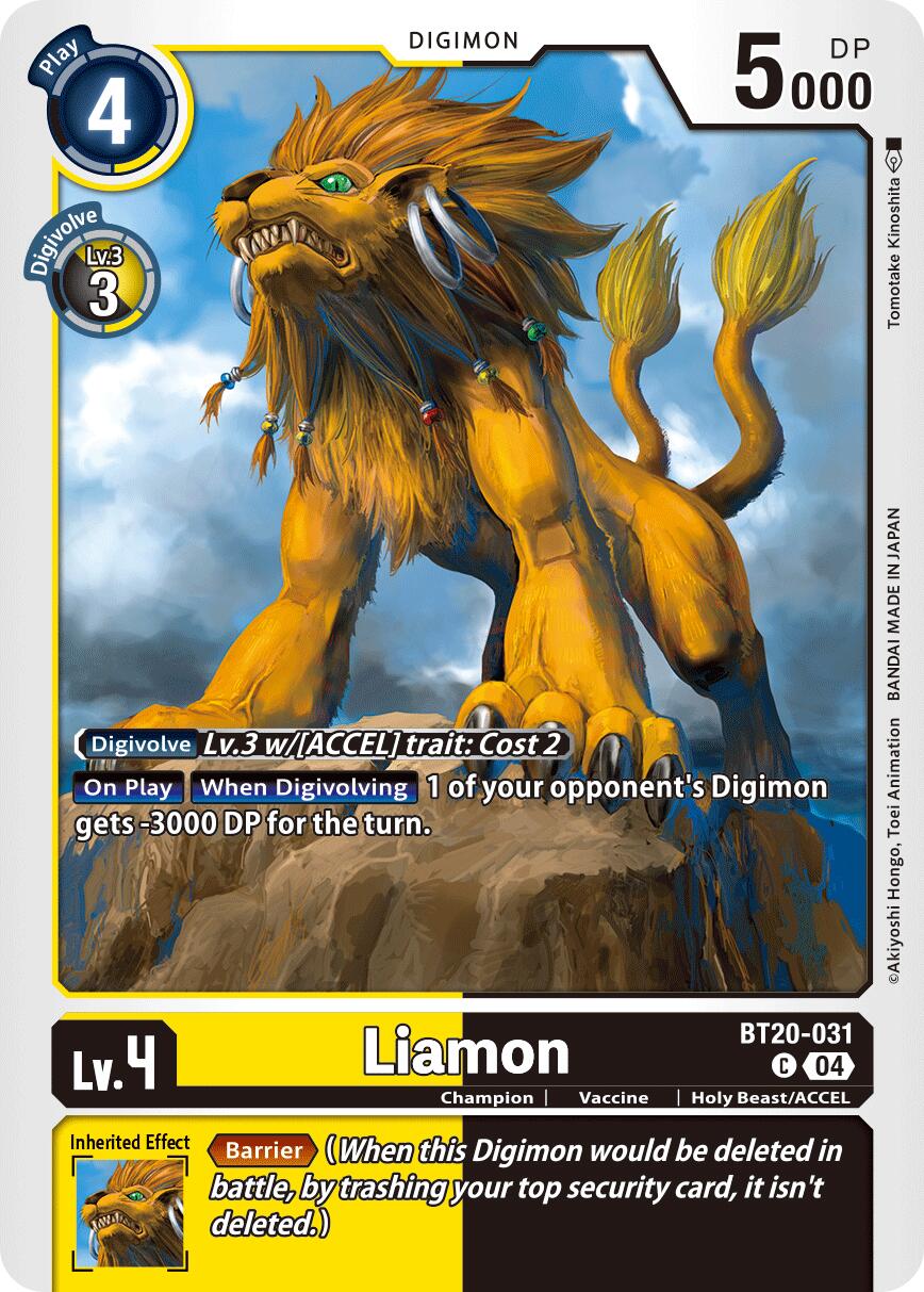 Liamon [BT20-031] [Release Special Booster Ver.2.5] | Black Swamp Games