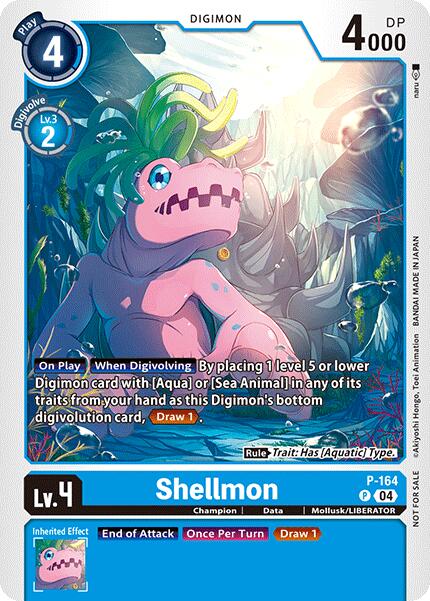 Shellmon [P-164] (Store Tournament 2025 Vo.1 Participation Pack) [Promotional Cards] | Black Swamp Games