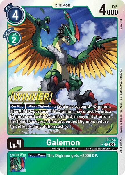 Galemon [P-166] (Store Tournament 2025 Vo.1 Winner Pack) [Promotional Cards] | Black Swamp Games