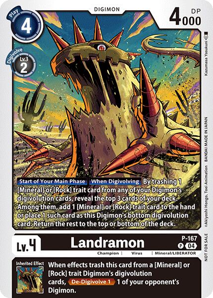 Landramon [P-167] (Store Tournament 2025 Vo.1 Participation Pack) [Promotional Cards] | Black Swamp Games