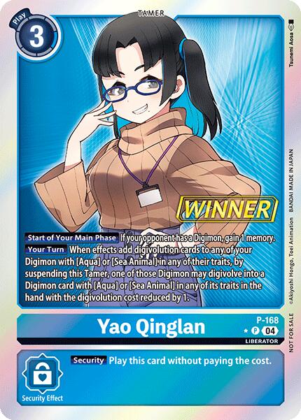 Yao Qinglan [P-168] (Store Tournament 2025 Vo.1 Winner Pack) [Promotional Cards] | Black Swamp Games