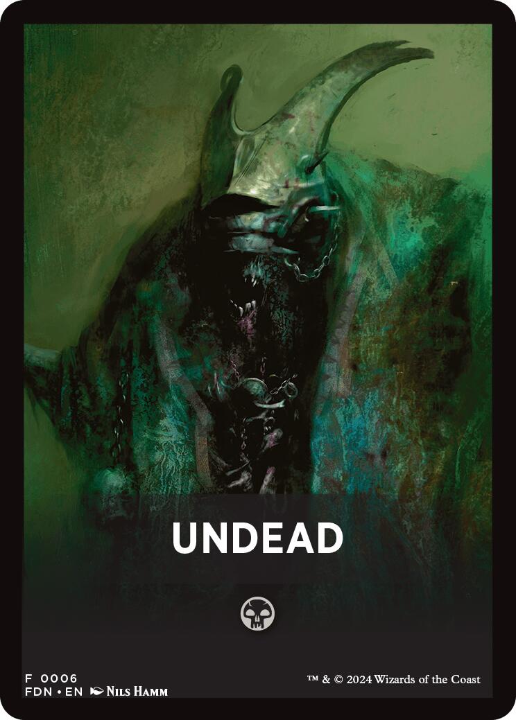 Undead Theme Card [Foundations Tokens] | Black Swamp Games