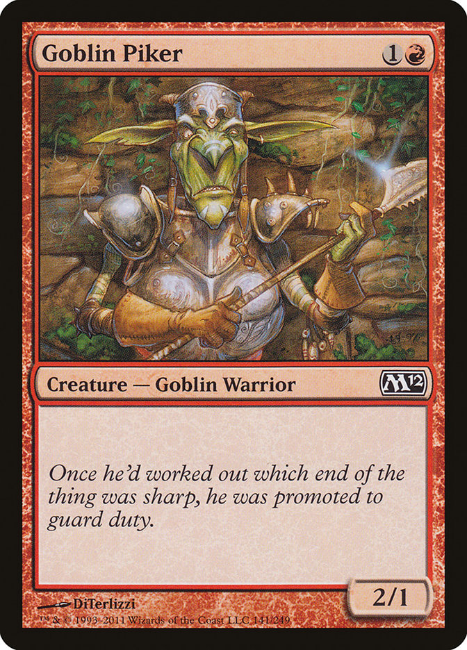 Goblin Piker [Magic 2012] | Black Swamp Games