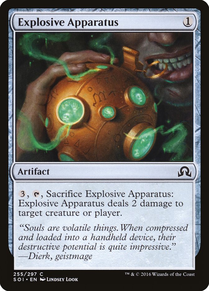 Explosive Apparatus [Shadows over Innistrad] | Black Swamp Games