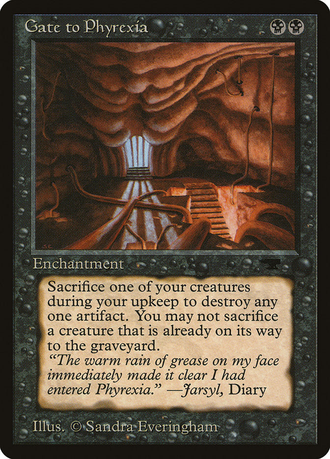 Gate to Phyrexia [Antiquities] | Black Swamp Games