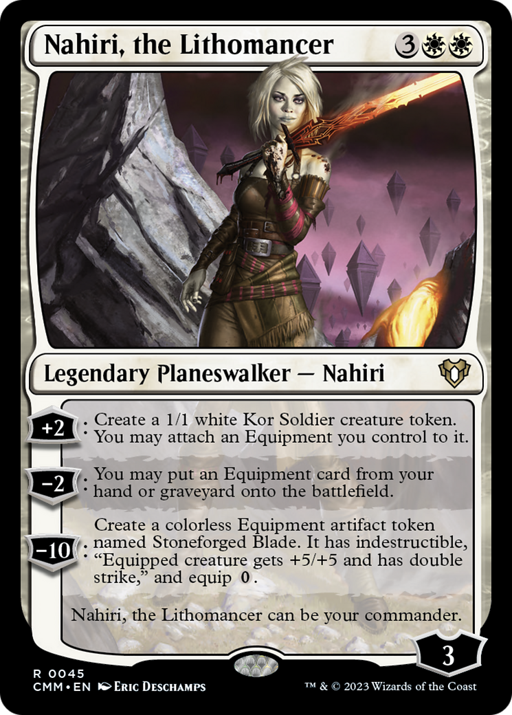 Nahiri, the Lithomancer [Commander Masters] | Black Swamp Games