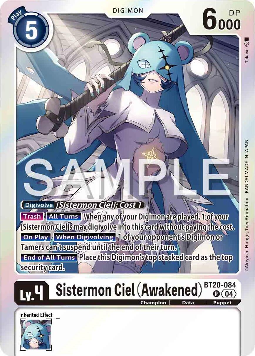 Sistermon Ciel [BT20-084] (Awakened) [Release Special Booster 2.0] | Black Swamp Games