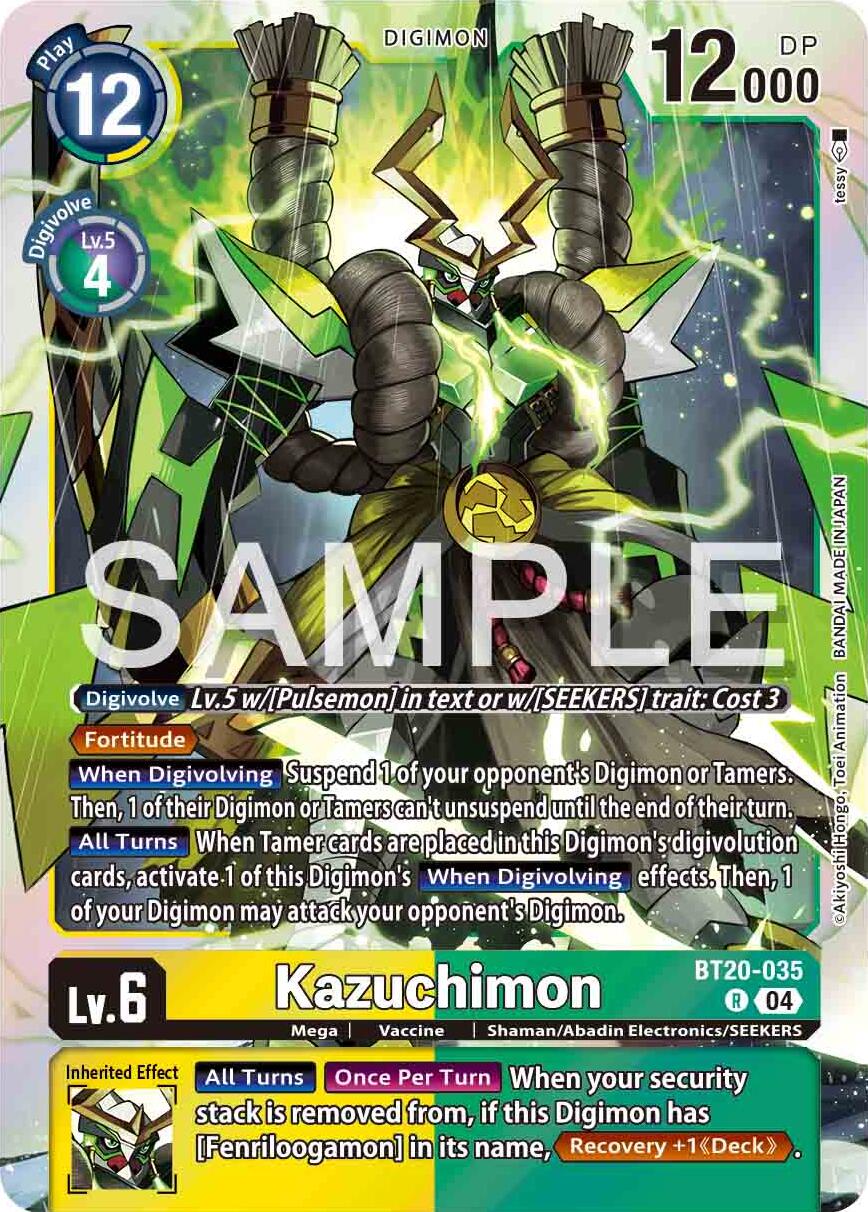 Kazuchimon [BT20-035] [Release Special Booster Ver.2.0] | Black Swamp Games