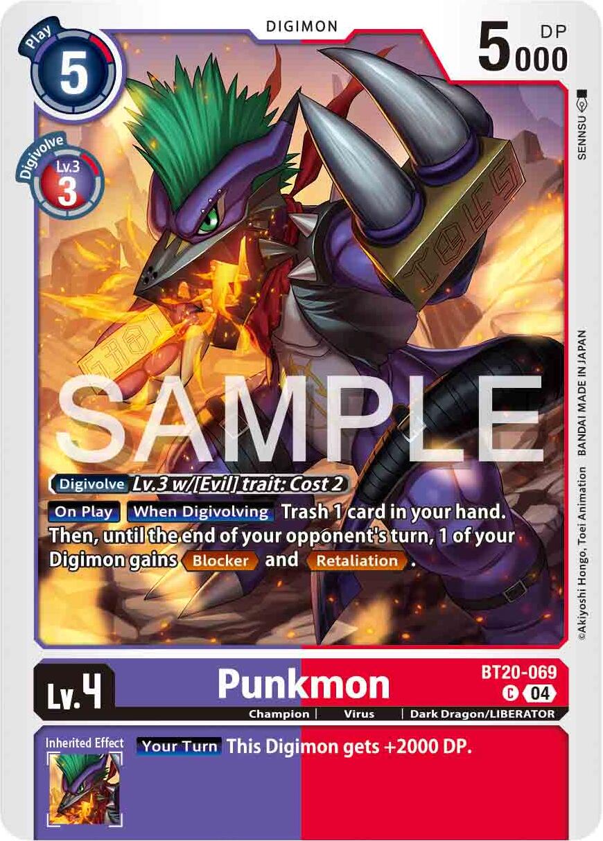 Punkmon [BT20-069] [Release Special Booster Ver.2.5] | Black Swamp Games