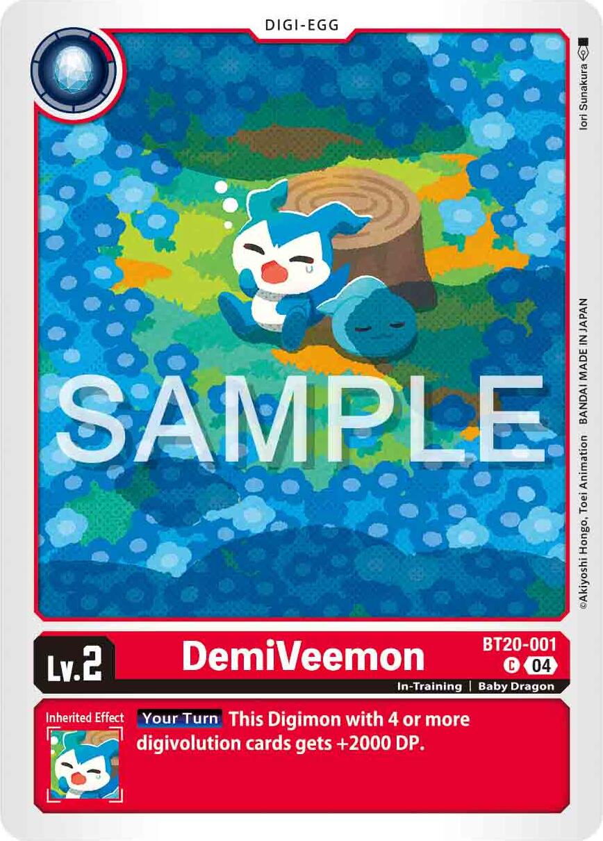 DemiVeemon [BT20-001] [Release Special Booster 2.0] | Black Swamp Games