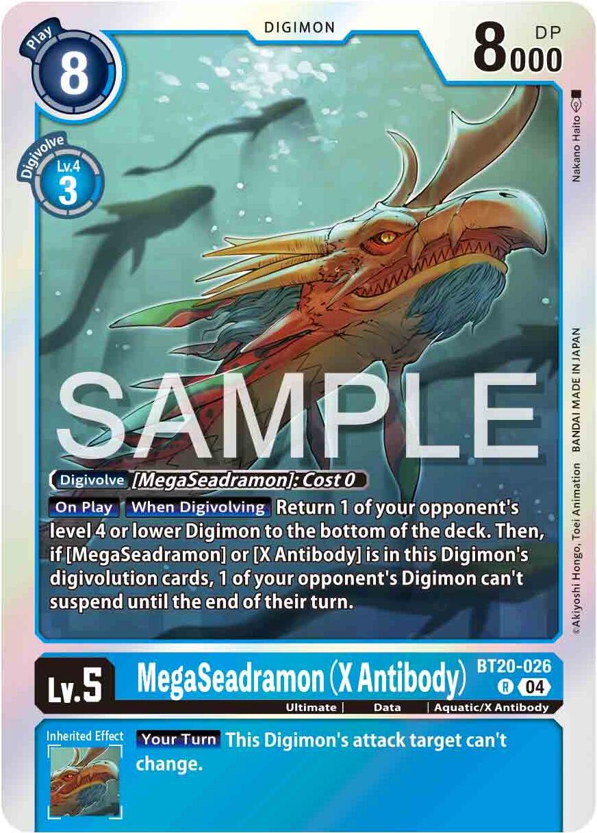 MegaSeadramon [BT20-026] (X Antibody) [Release Special Booster 2.0] | Black Swamp Games