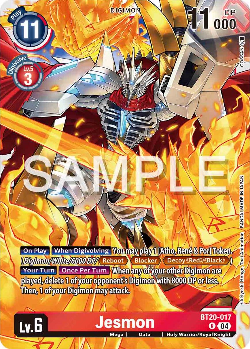 Jesmon [BT20-017] [Release Special Booster Ver.2.0] | Black Swamp Games