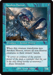 Thing in the Ice // Awoken Horror (Retro Frame) [Innistrad Remastered] | Black Swamp Games