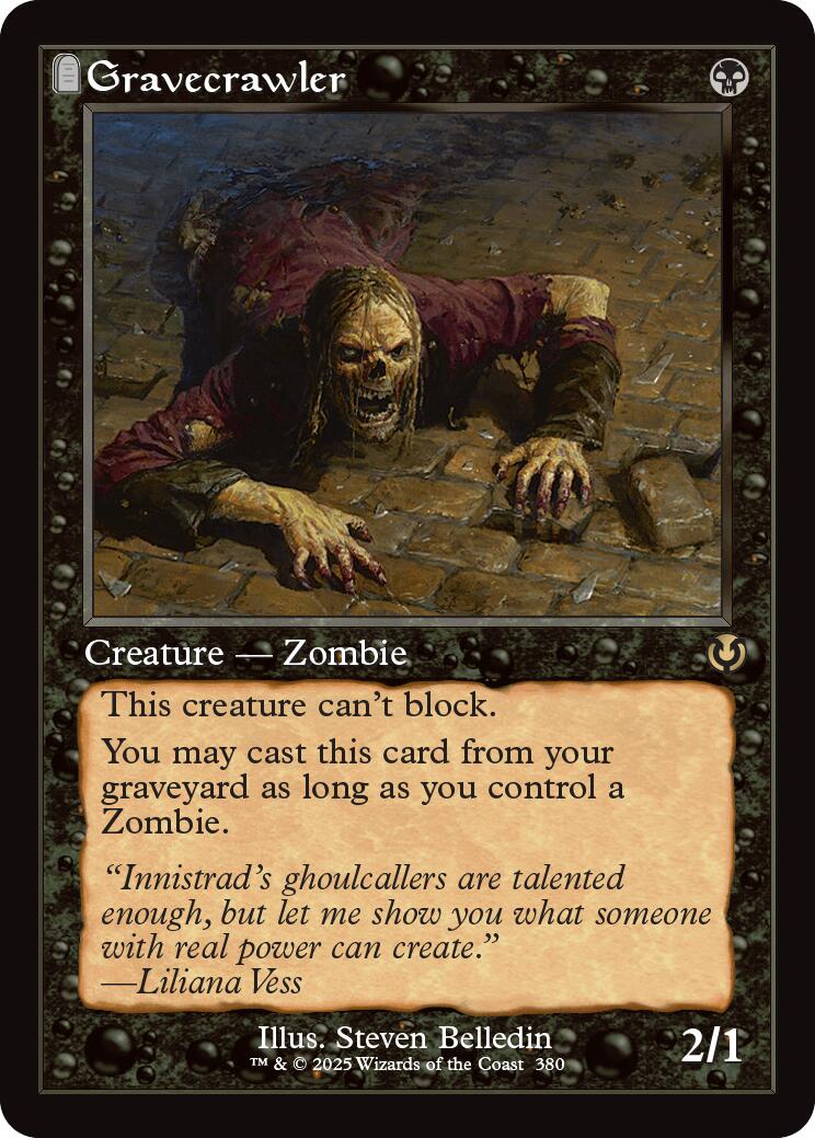 Gravecrawler (Retro Frame) [Innistrad Remastered] | Black Swamp Games