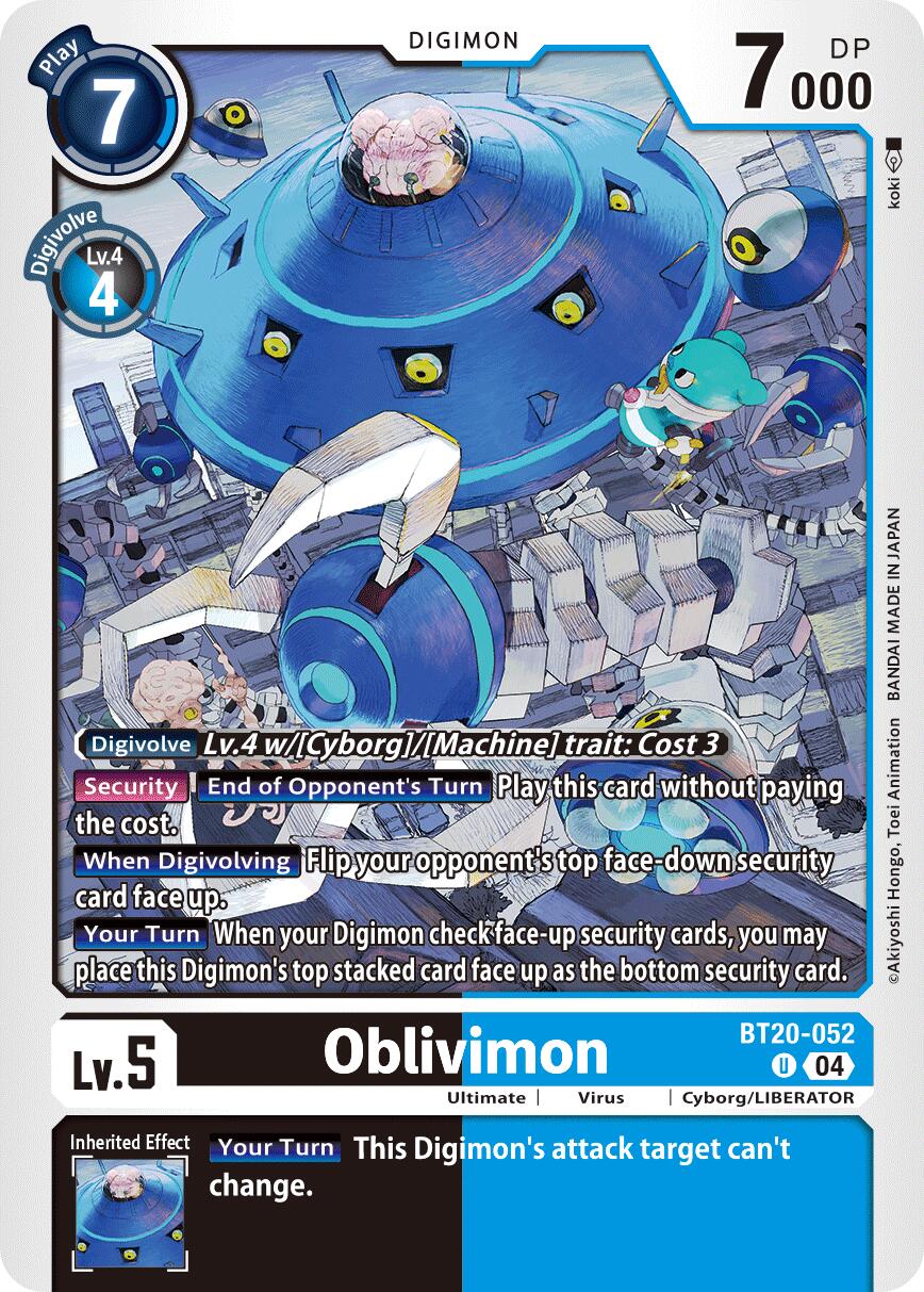 Oblivimon [BT20-052] [Release Special Booster Ver.2.5] | Black Swamp Games