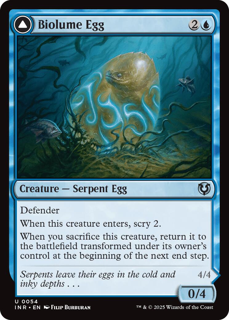 Biolume Egg // Biolume Serpent [Innistrad Remastered] | Black Swamp Games